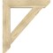 Ekena Millwork Traditional Slat Rough Sawn Bracket, Douglas Fir, 6"W x 38"D x 42"H BKT06X38X42TRA06RDF - alternate 2